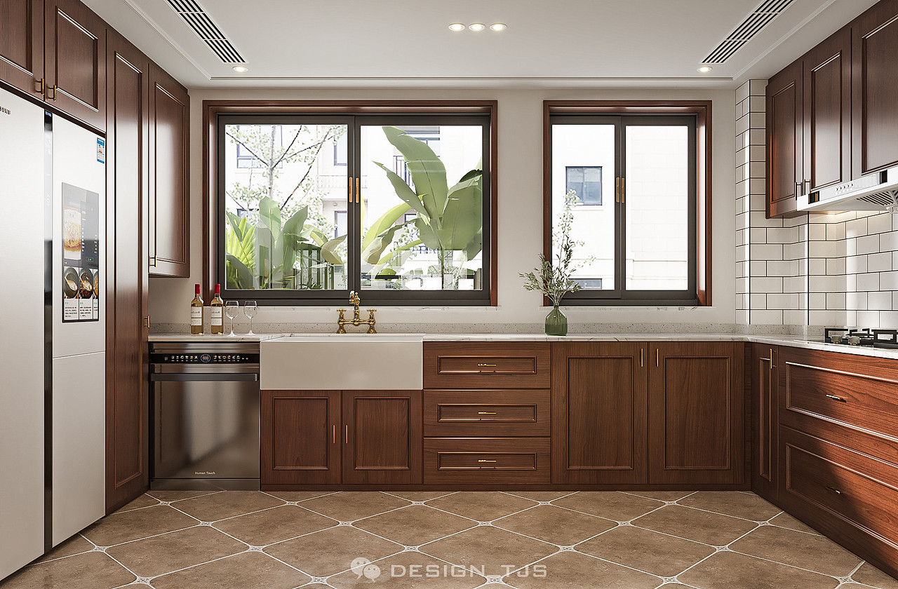 观澜逸品美式风格（图ZMzMwODU1OTg0） - 家装设计 - 站酷设计师Vray_唐井盛原创素材 - 站酷ZCOOL