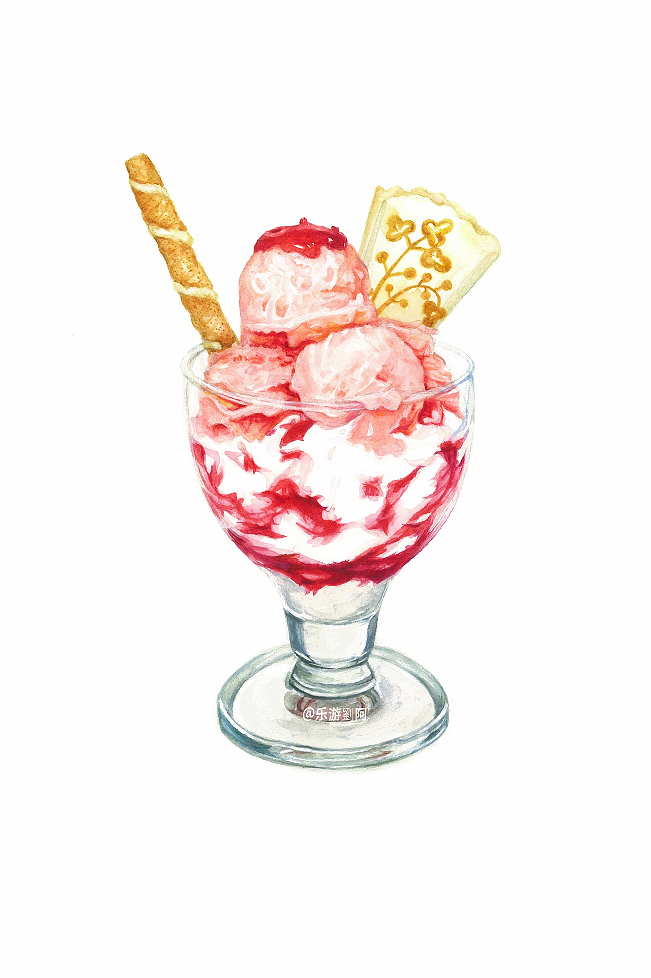 来一组“粉红”下午茶 ❥（图ZMzE3ODMyMTUy） - 绘画 - 站酷设计师乐游劉阿原创素材 - 站酷ZCOOL