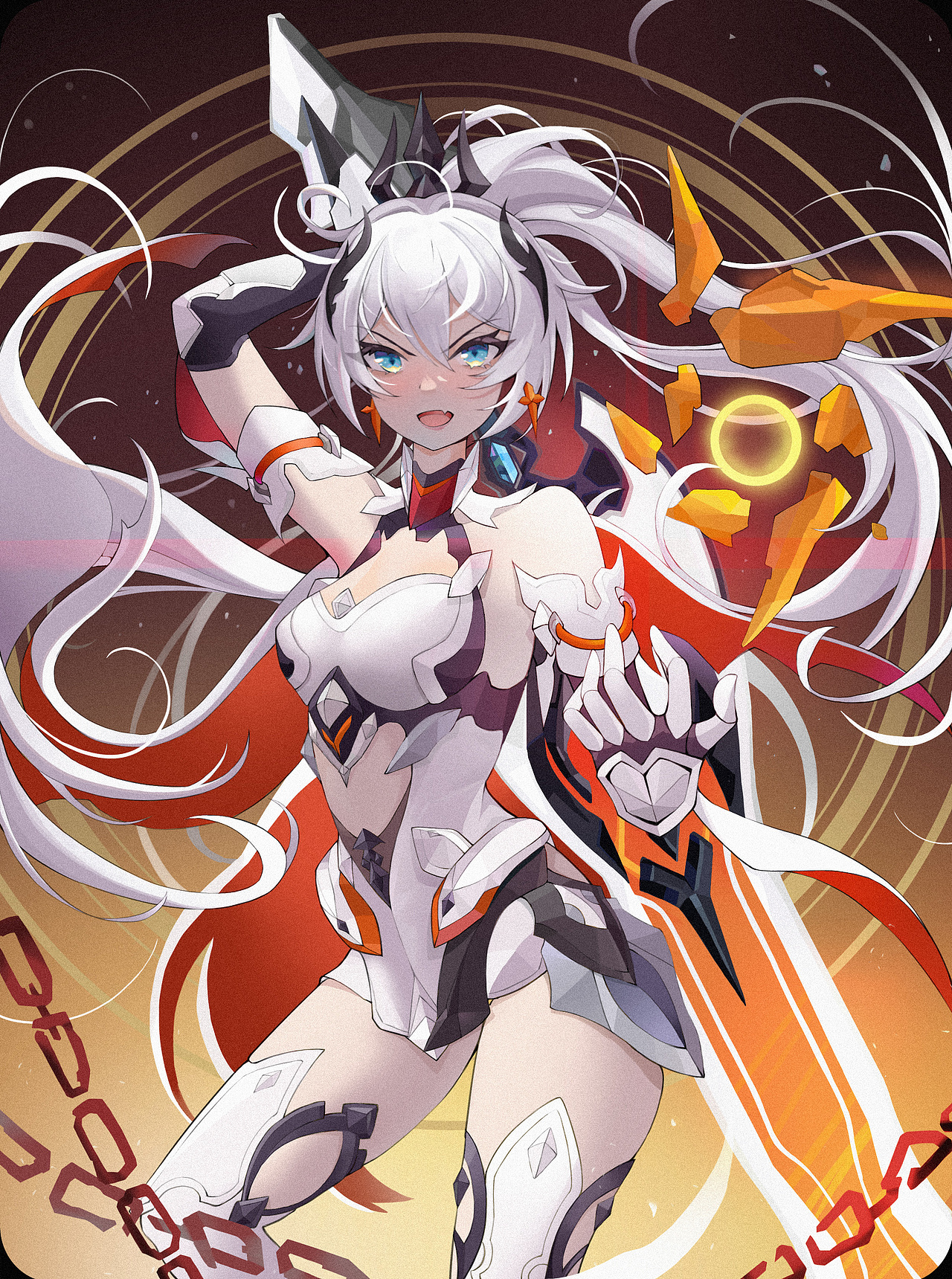 薪火永燃-琪安娜（图ZMzI4MTEwNTU2） - 艺术插画 - 站酷设计师小摸想摸原创素材 - 站酷ZCOOL