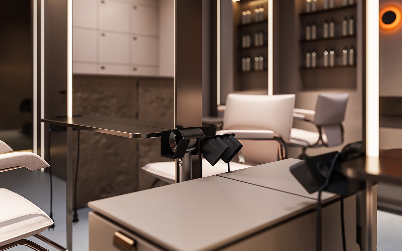 一家小发廊-效果图表现