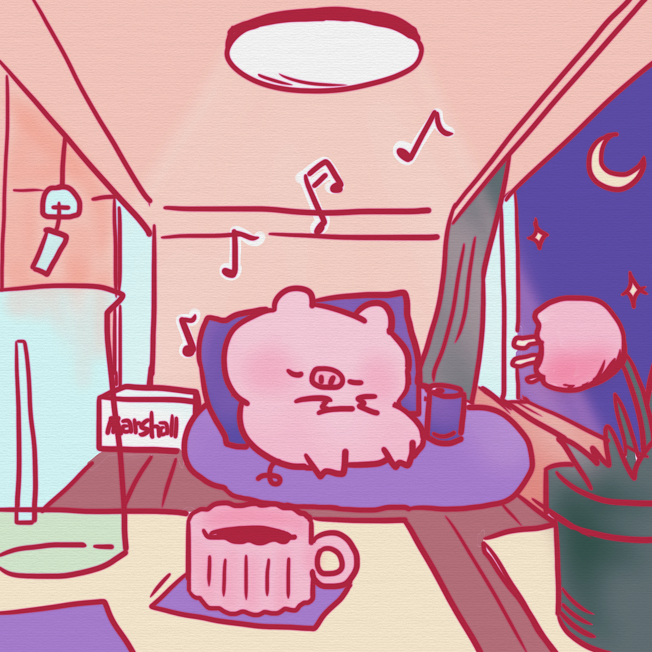 关于日常的插画