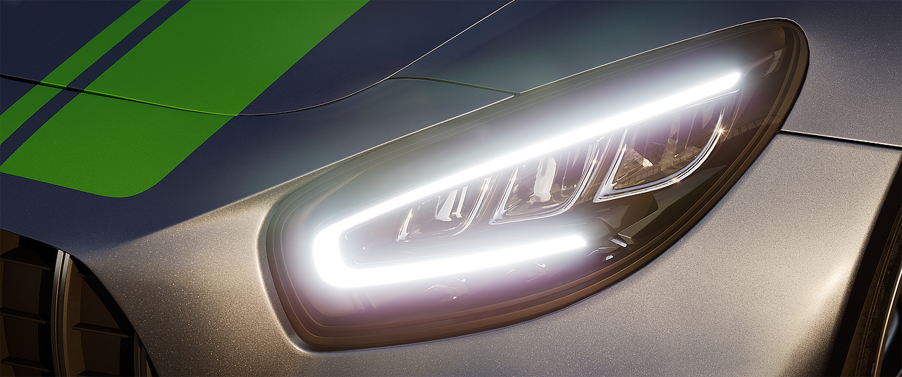 UE5-Mercedes-Benz-AMG GTR pro-练习