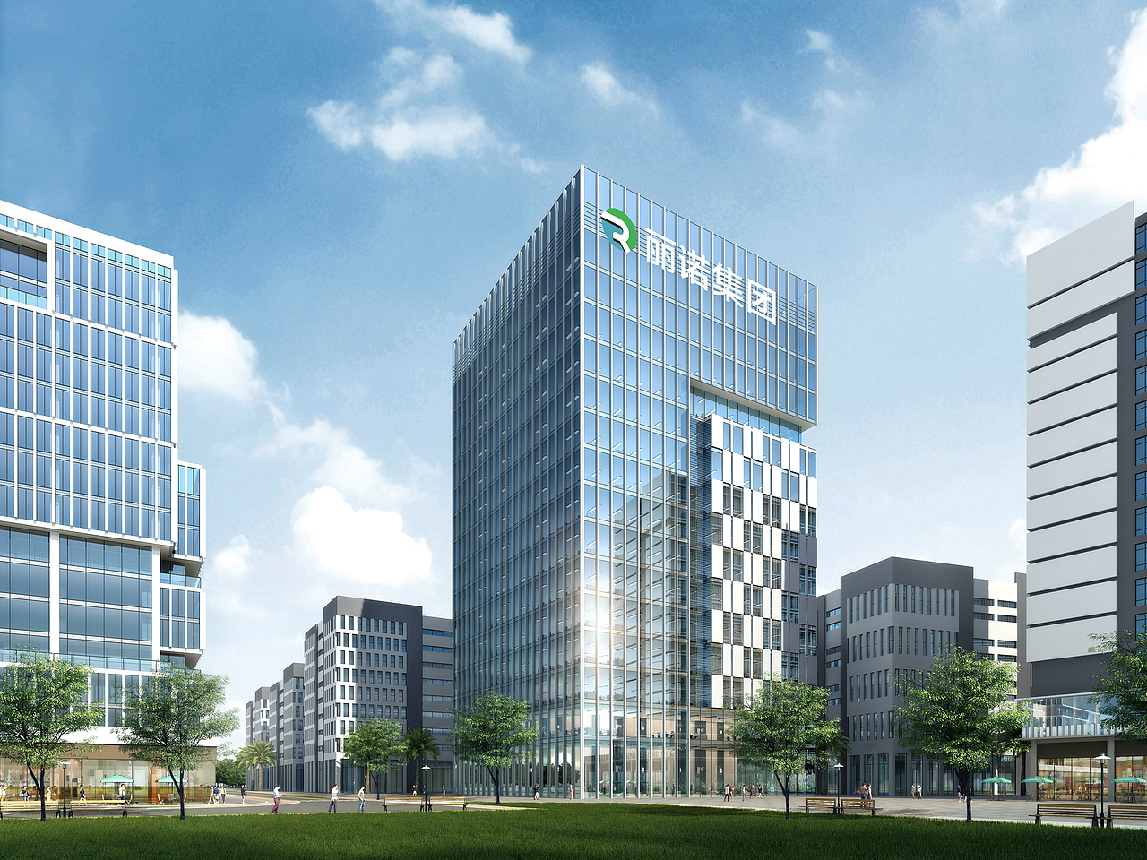 公司门面（图ZMzA4MDAzMzQ0） - IP形象 - 站酷设计师嘉欣Grece原创素材 - 站酷ZCOOL