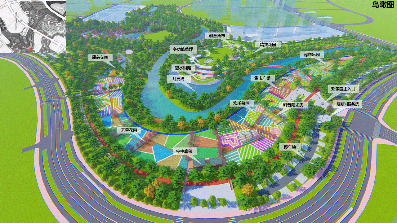十里花溪公园景观深化方案设计 公园景观设计 滨水公园