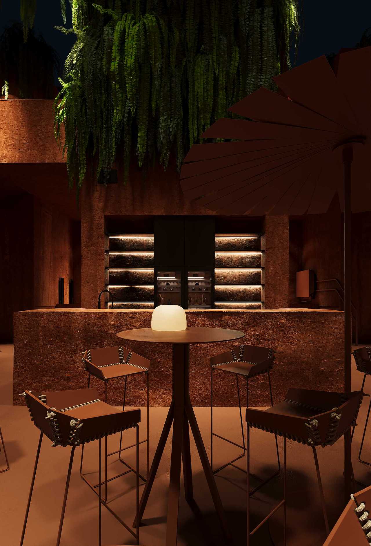 藏身在雨林的餐廳