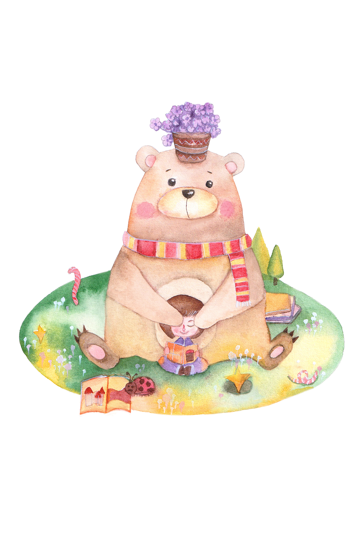 与你对话（图ZMjk4NTU0NTc2） - 儿童插画 - 站酷设计师锡安Zion原创素材 - 站酷ZCOOL