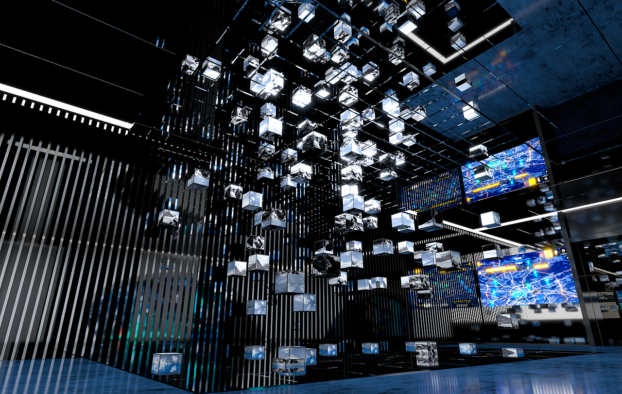 展厅入口材质测试