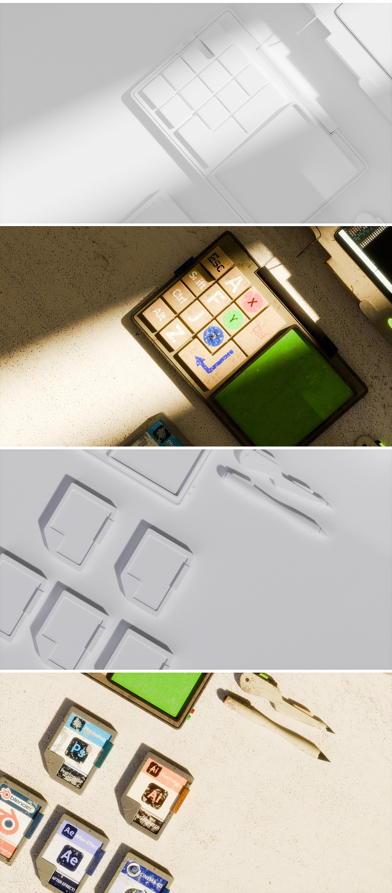 软件学习机制作-blender