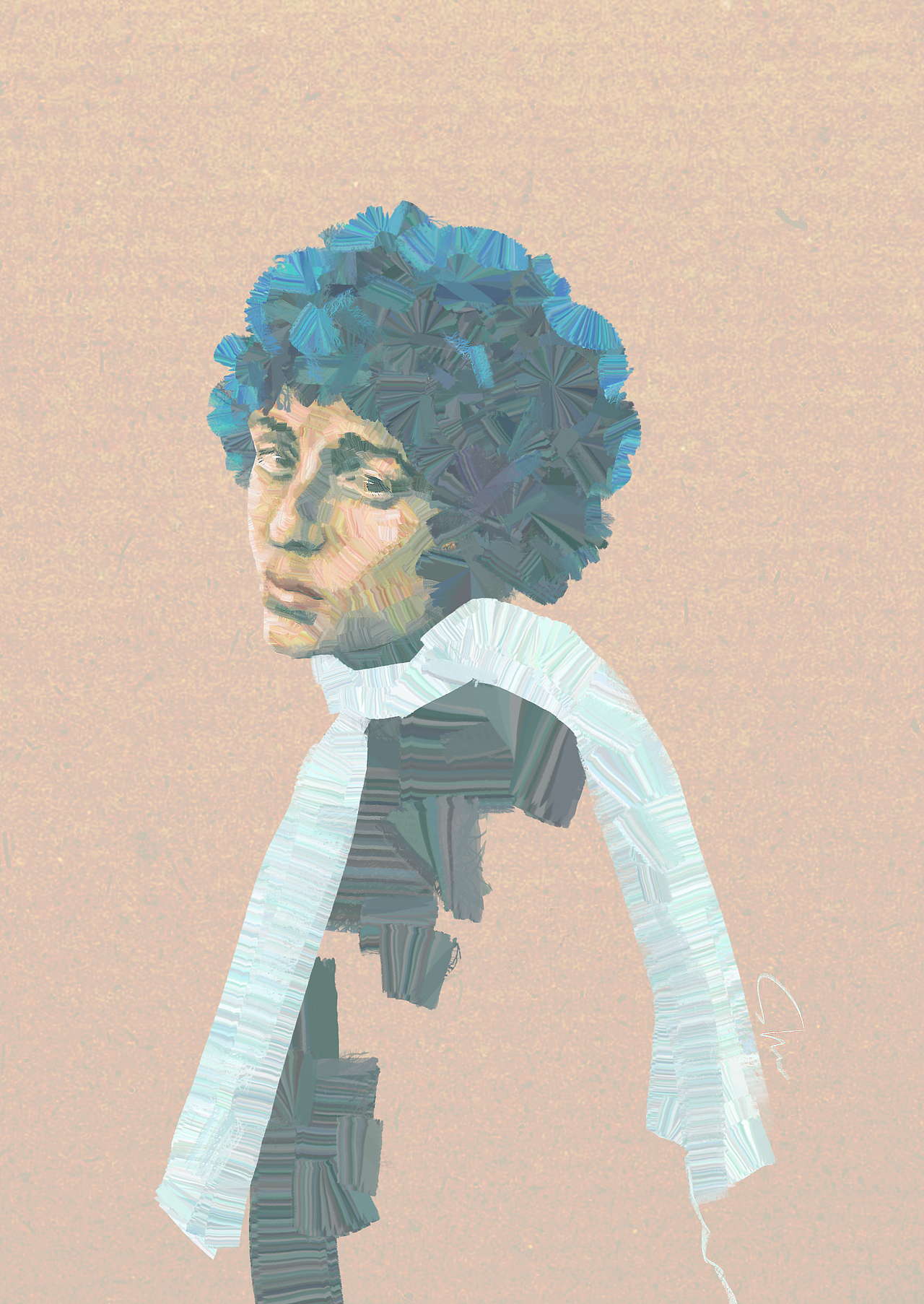 一些沉迷色彩抖动的速写