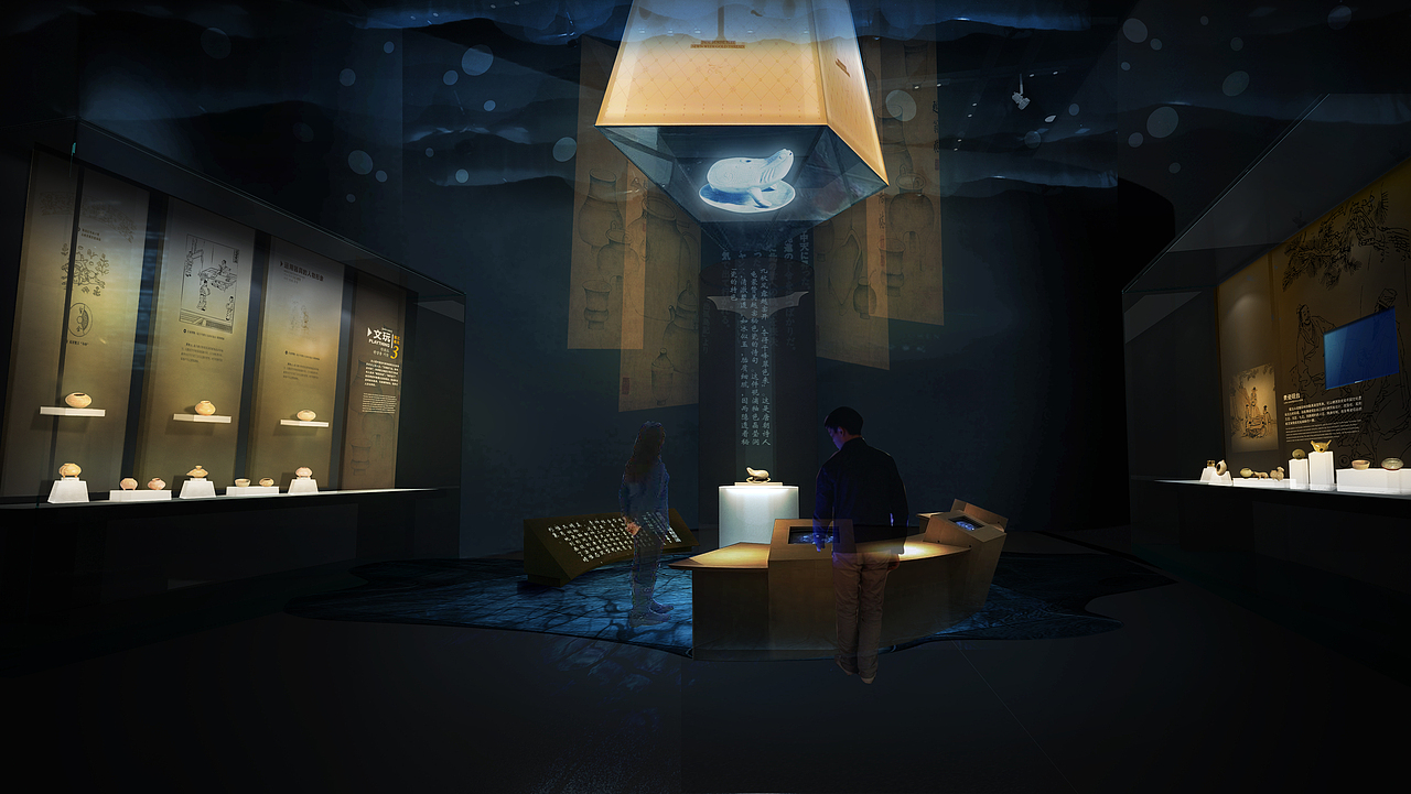 慈溪博物馆-越窑青瓷厅-概念方案（图ZMzM2OTI2Mjky） - 展陈设计 - 站酷设计师CharlieFong原创素材 - 站酷ZCOOL