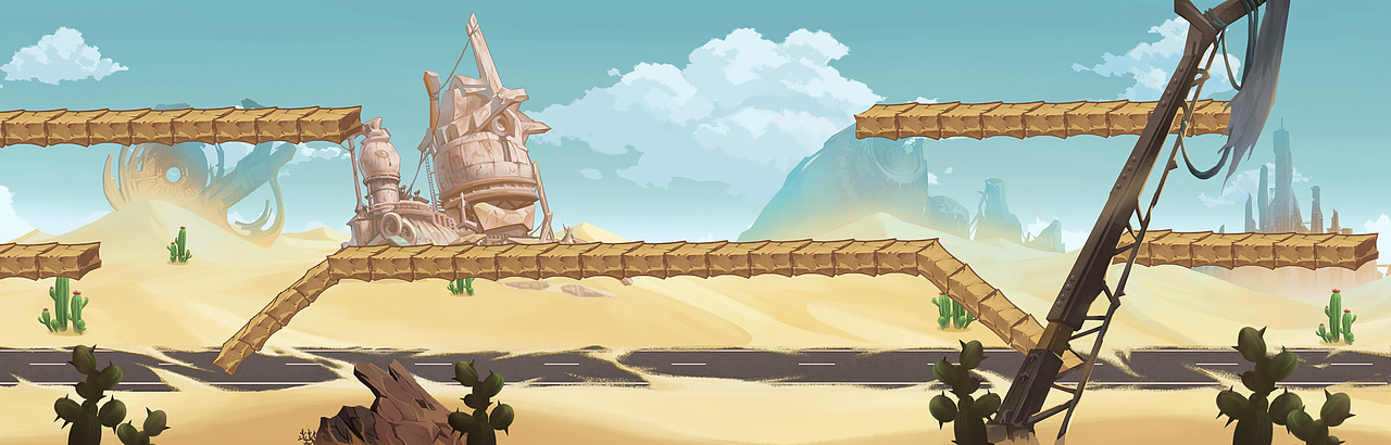 末世跑酷——概念背景图（图ZMzIyNDgyNjA0） - 概念设定 - 站酷设计师常盘青树原创素材 - 站酷ZCOOL