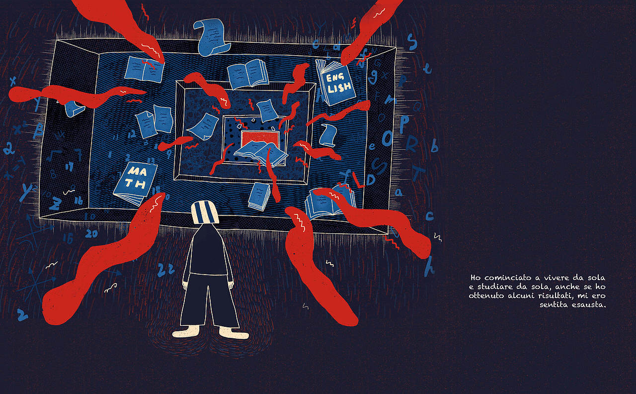 我是LUNA｜一本为抑郁症患者设计的治疗绘本（图ZMzExMjI4NzQ0） - 绘本 - 站酷设计师LunaLiuhang原创素材 - 站酷ZCOOL