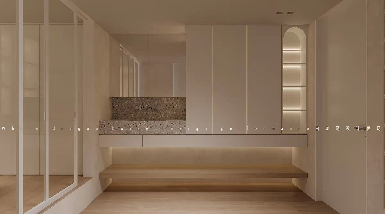 诧寂风格——白龙马效果图