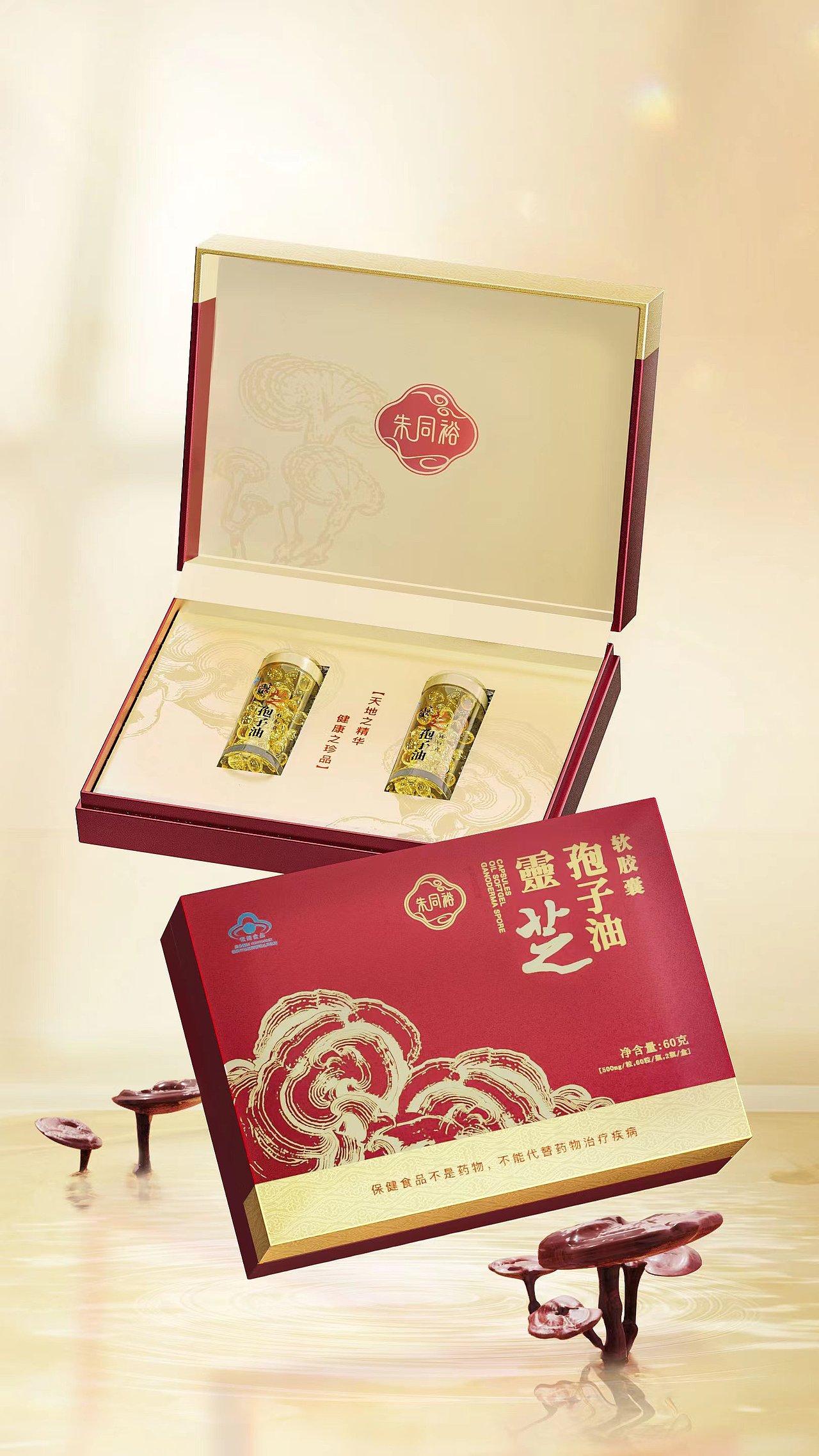 护肤品建模渲染C4D 主视觉海报设计电商设计美妆个护