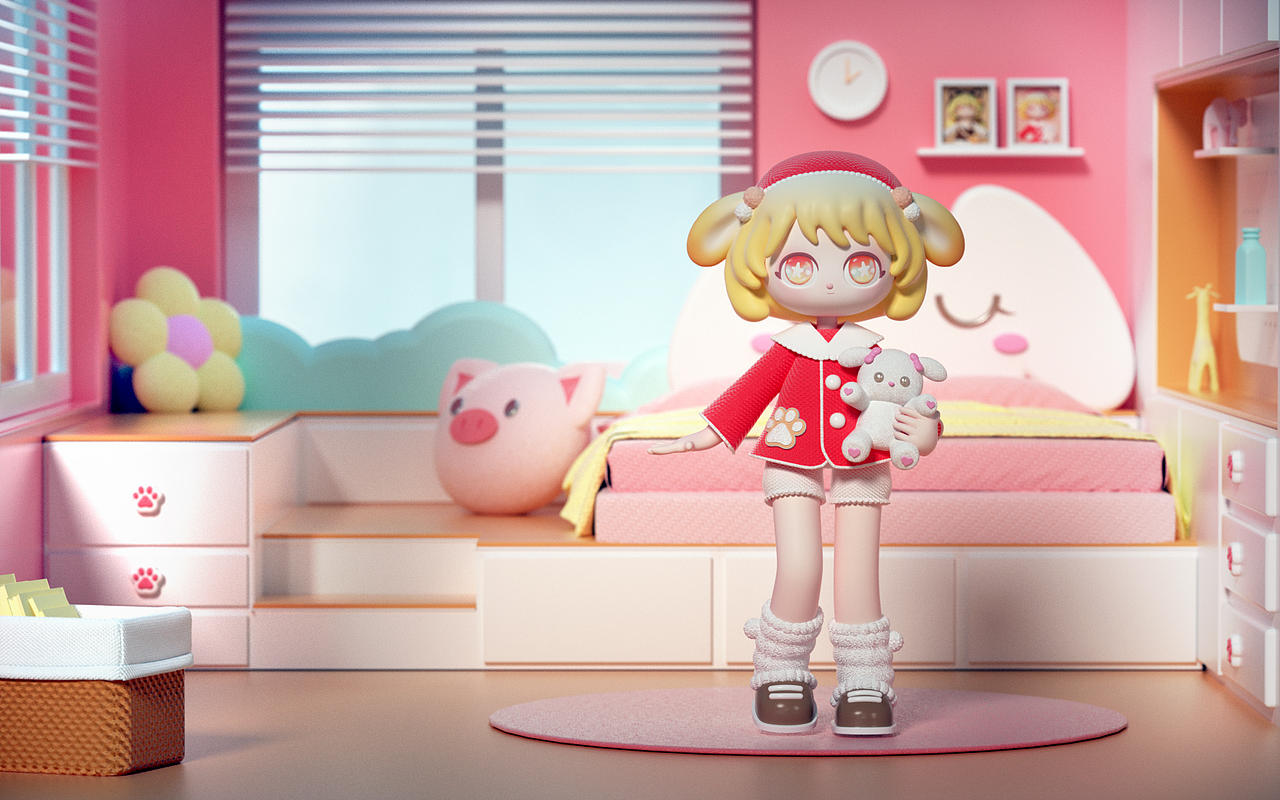 ZAIMIAOMIAO | 宅喵喵系列女孩盲盒摆件(图ZMjk3ODIzMDU2) - 玩具 - 站酷设计师喵无敌原创素材 - 站酷ZCOOL