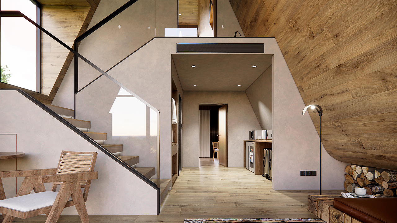 民宿设计 | 复式木屋·星空营地