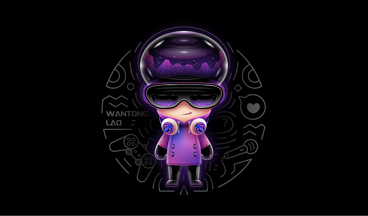 顽童佬-伪3D形象