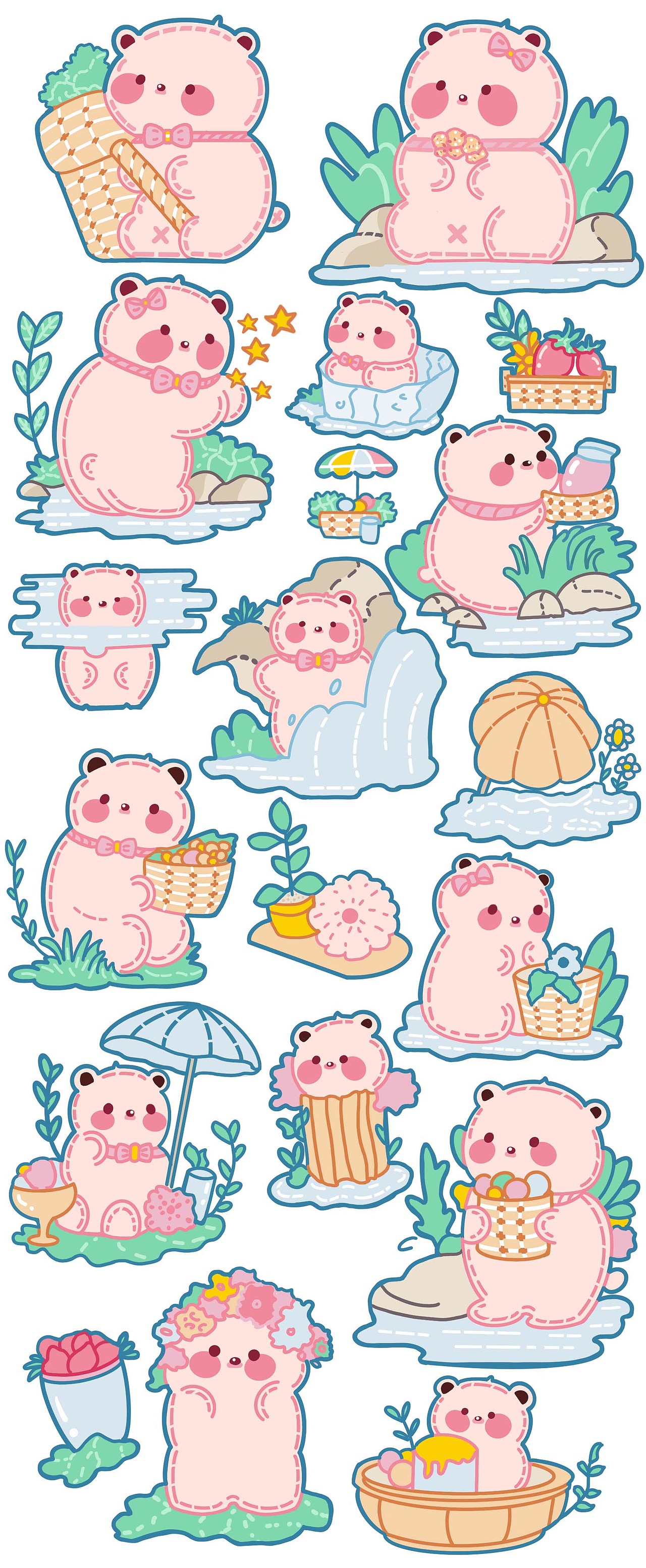 Pollybear猪猪熊（图ZMzYxNTUyNDEy） - IP形象 - 站酷设计师zxx曾曾插画原创素材 - 站酷ZCOOL