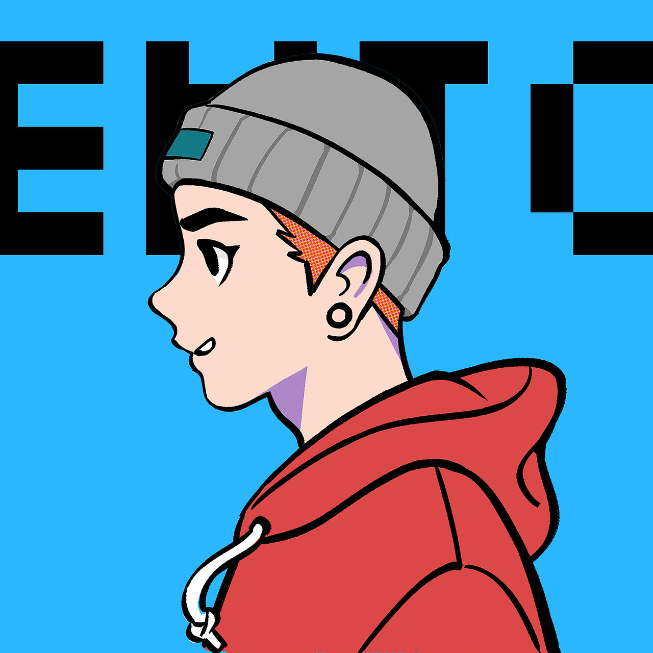 3Boys 《帽子》潮流时尚插画风格化头像