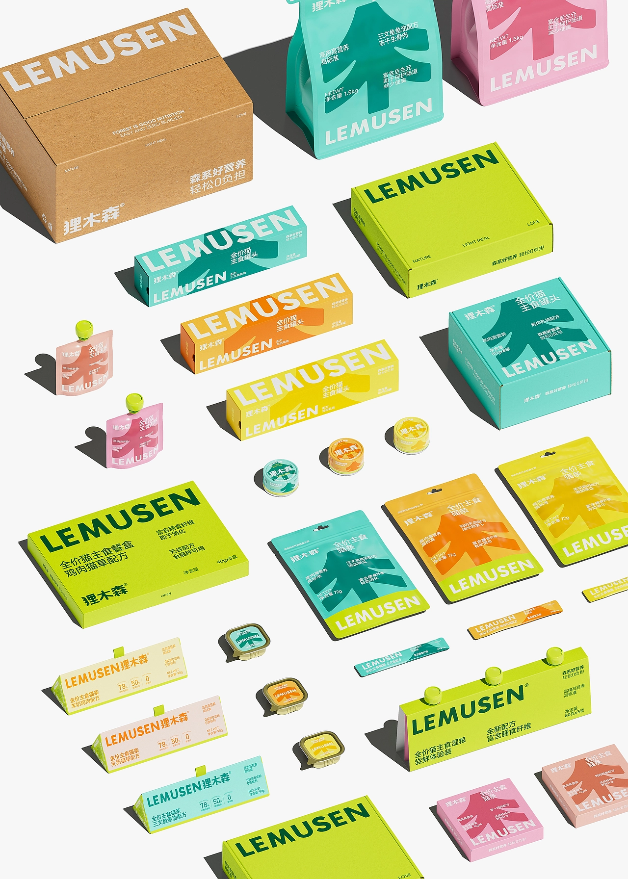 狸木森品牌全案设计｜宠物品牌｜宠物包装