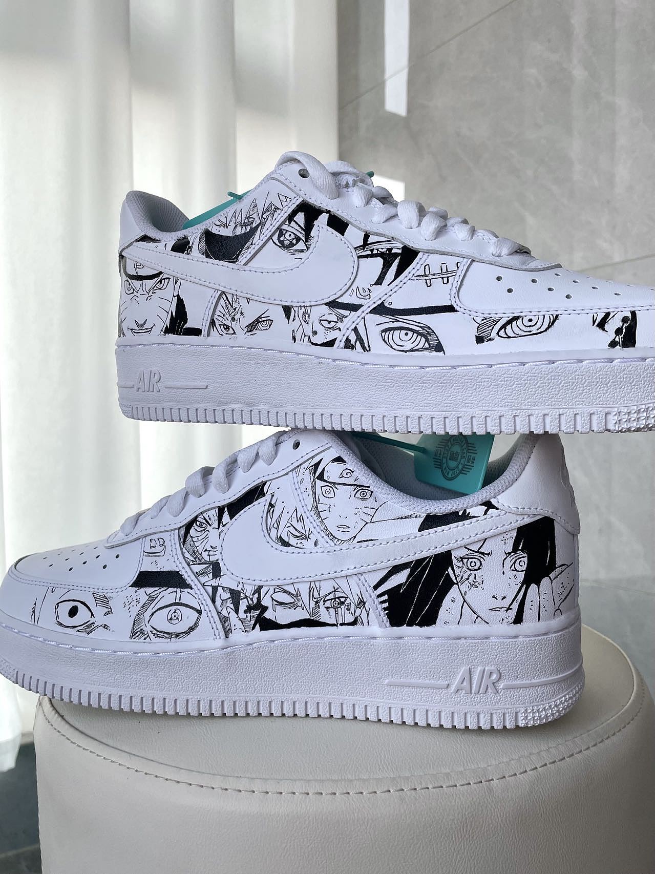 火影忍者 x 手绘鞋 | 火影忍者漫改空军一号