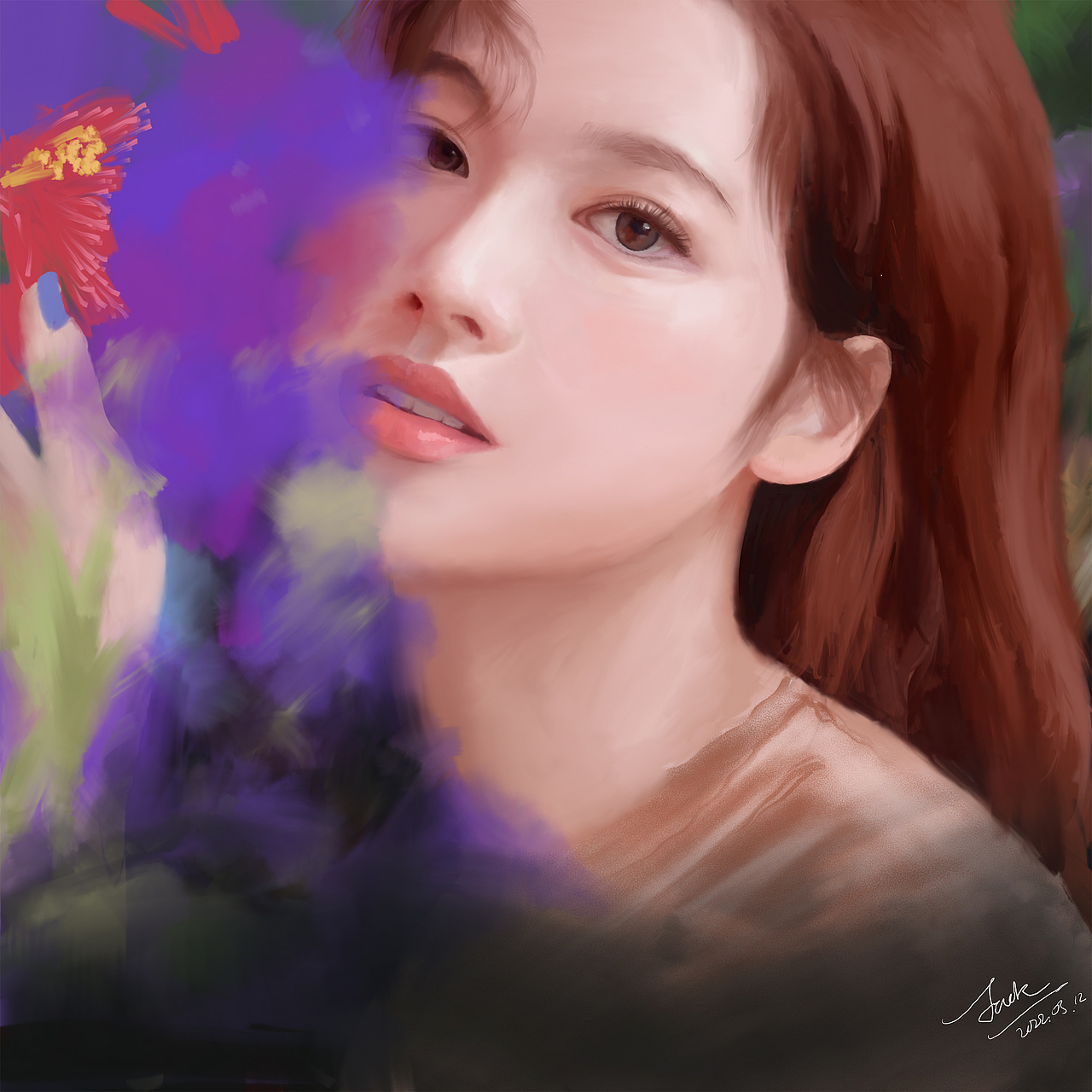 SANA凑崎纱夏，樱花妹也算樱花吧（图ZMjk4MzA1NDE2） - 艺术插画 - 站酷设计师ZILONGGEGE原创素材 - 站酷ZCOOL