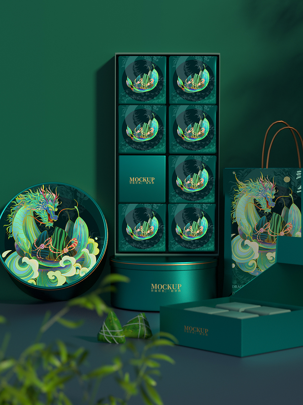 节日包装插画——端午节