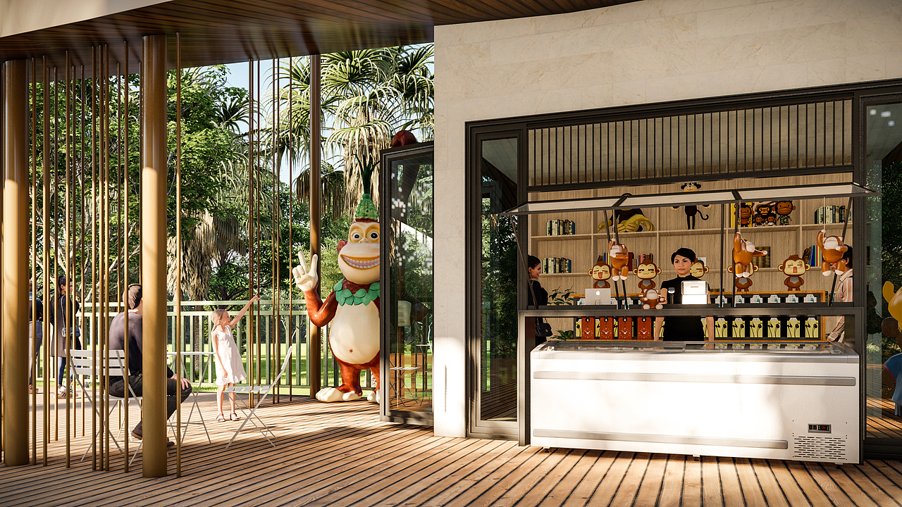 西双版纳森林公园文创店（图ZMzU4NDQwNDQw） - 建筑设计 - 站酷设计师建筑设计师Joy原创素材 - 站酷ZCOOL