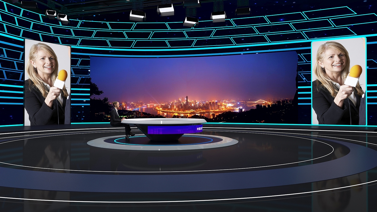 融媒体场景设计（图ZMzUzNzk4NDYw） - 场景 - 站酷设计师nanbatian008原创素材 - 站酷ZCOOL