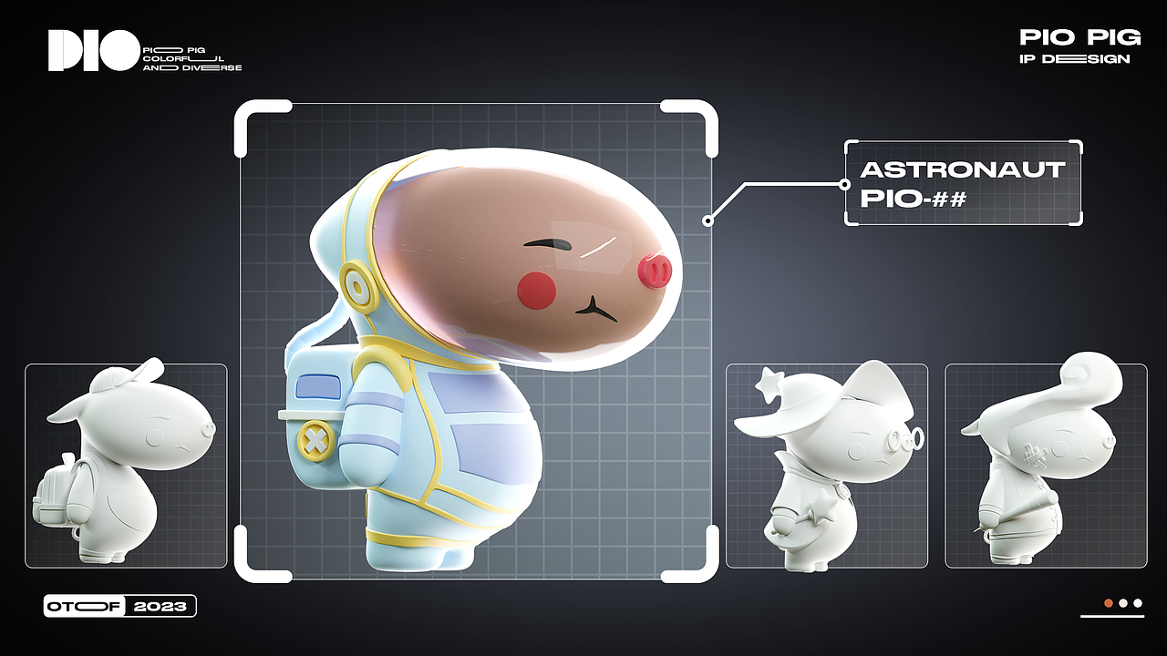 PIO PIG ｜IP DESIGN（图ZMzQxNjg0Nzky） - IP形象 - 站酷设计师三分鱼OTOF原创素材 - 站酷ZCOOL