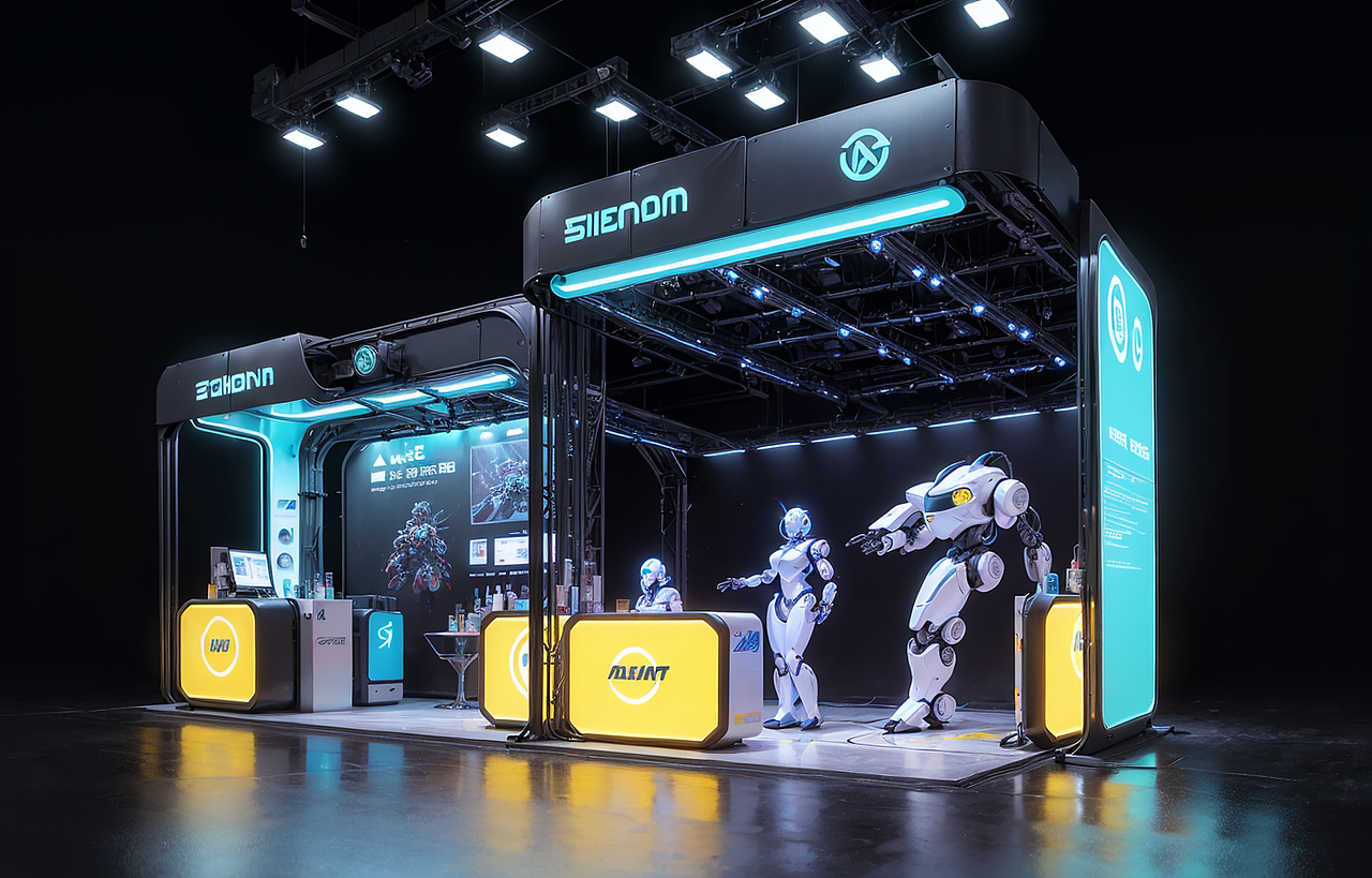 科技展台（图ZMzUwNTY5OTUy） - 展陈设计 - 站酷设计师韦大宝Sodmi原创素材 - 站酷ZCOOL