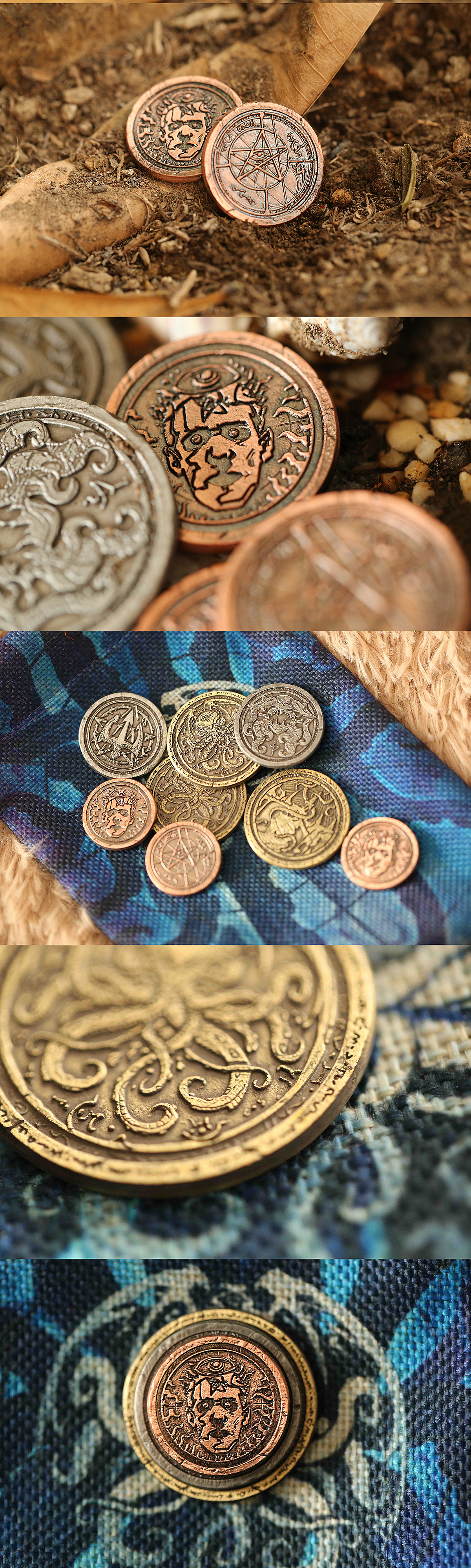 《克苏鲁的呼唤》主题 金属铸币