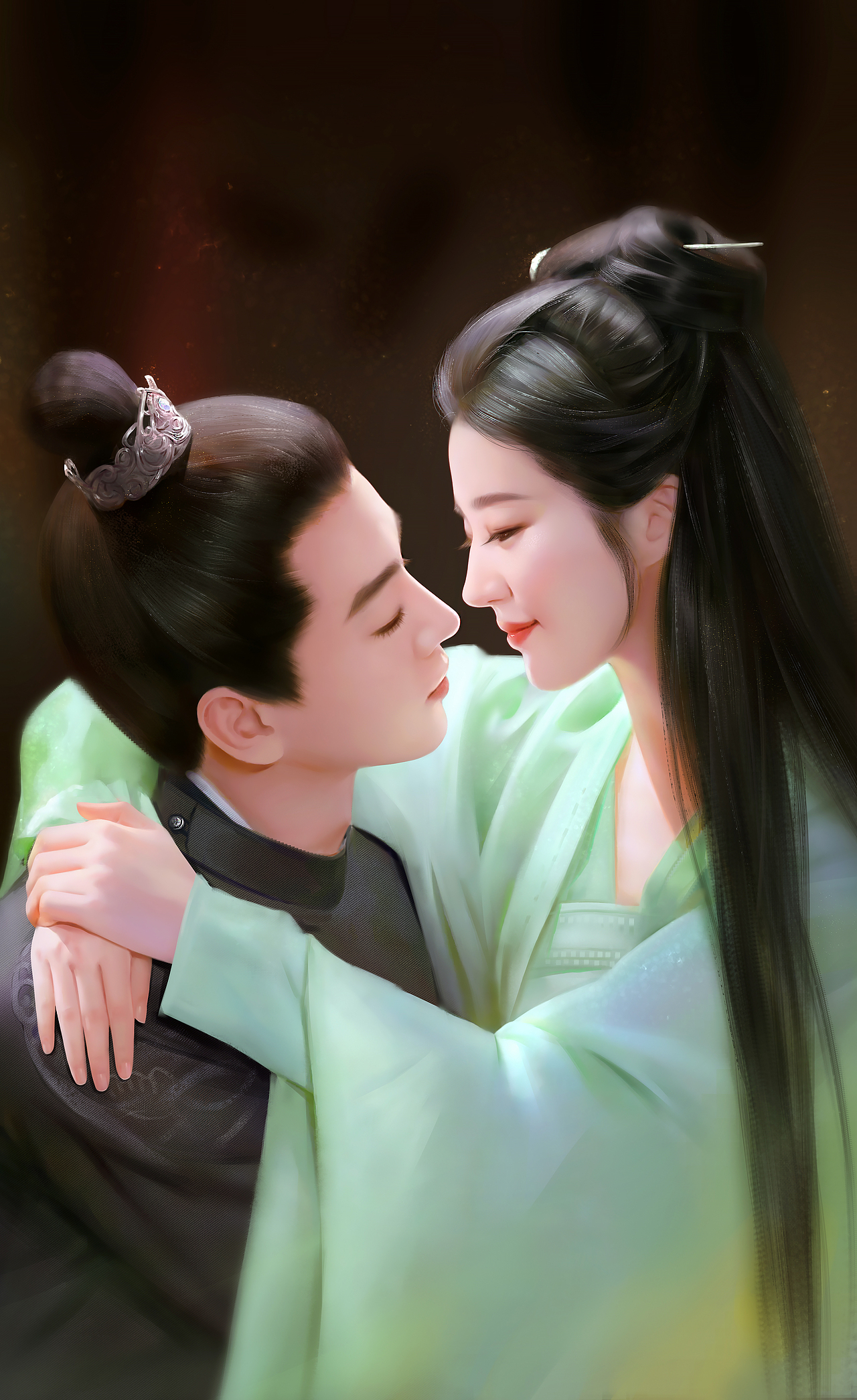 【梦华录】神仙眷侣（图ZMzA2NDQxNzM2） - 创作习作 - 站酷设计师画画的小写原创素材 - 站酷ZCOOL