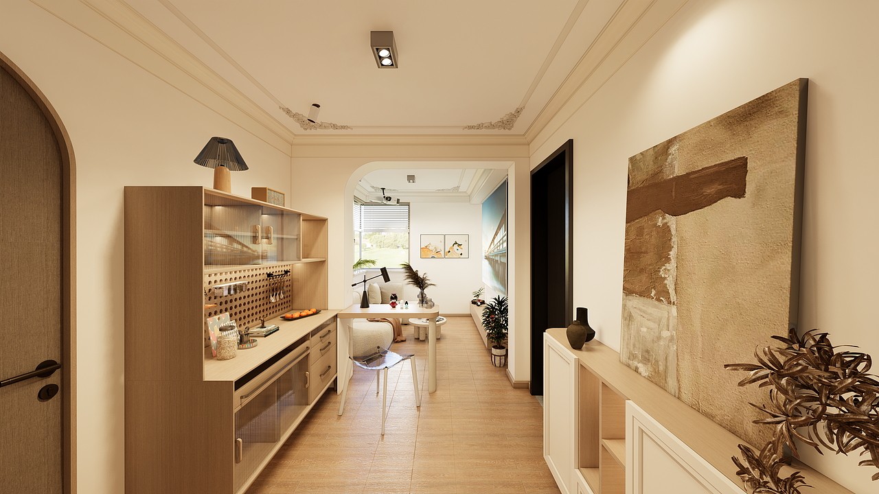 青岛长沙路小户型私宅设计