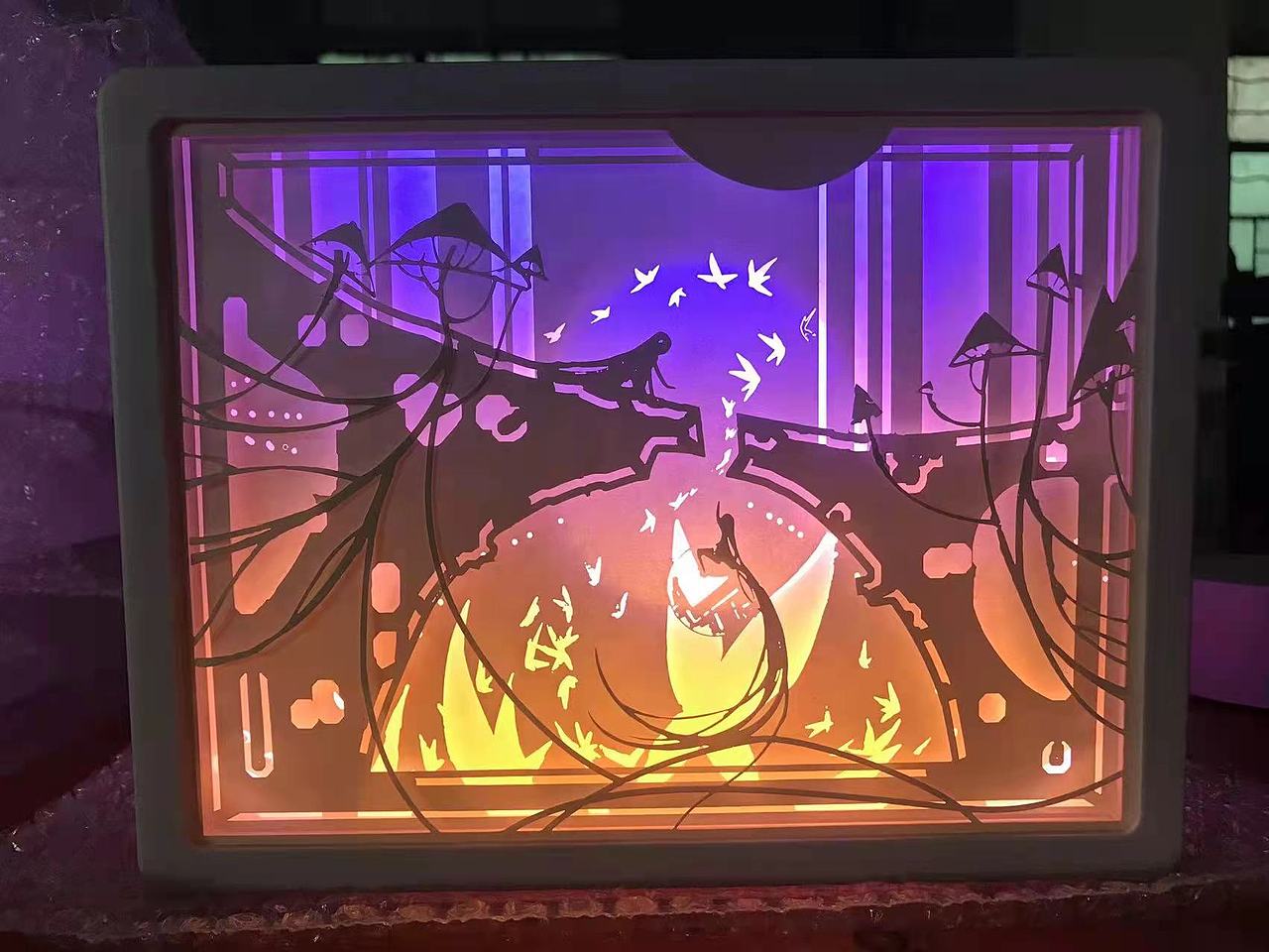 纸雕灯（图ZMzA1NDc0Nzk2） - 工艺品设计 - 站酷设计师乂安coco原创素材 - 站酷ZCOOL