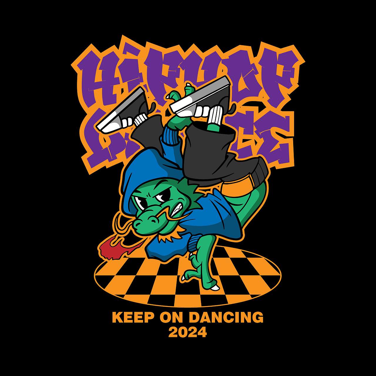 龙年即将来临,街头涂鸦龙年插画设计出炉