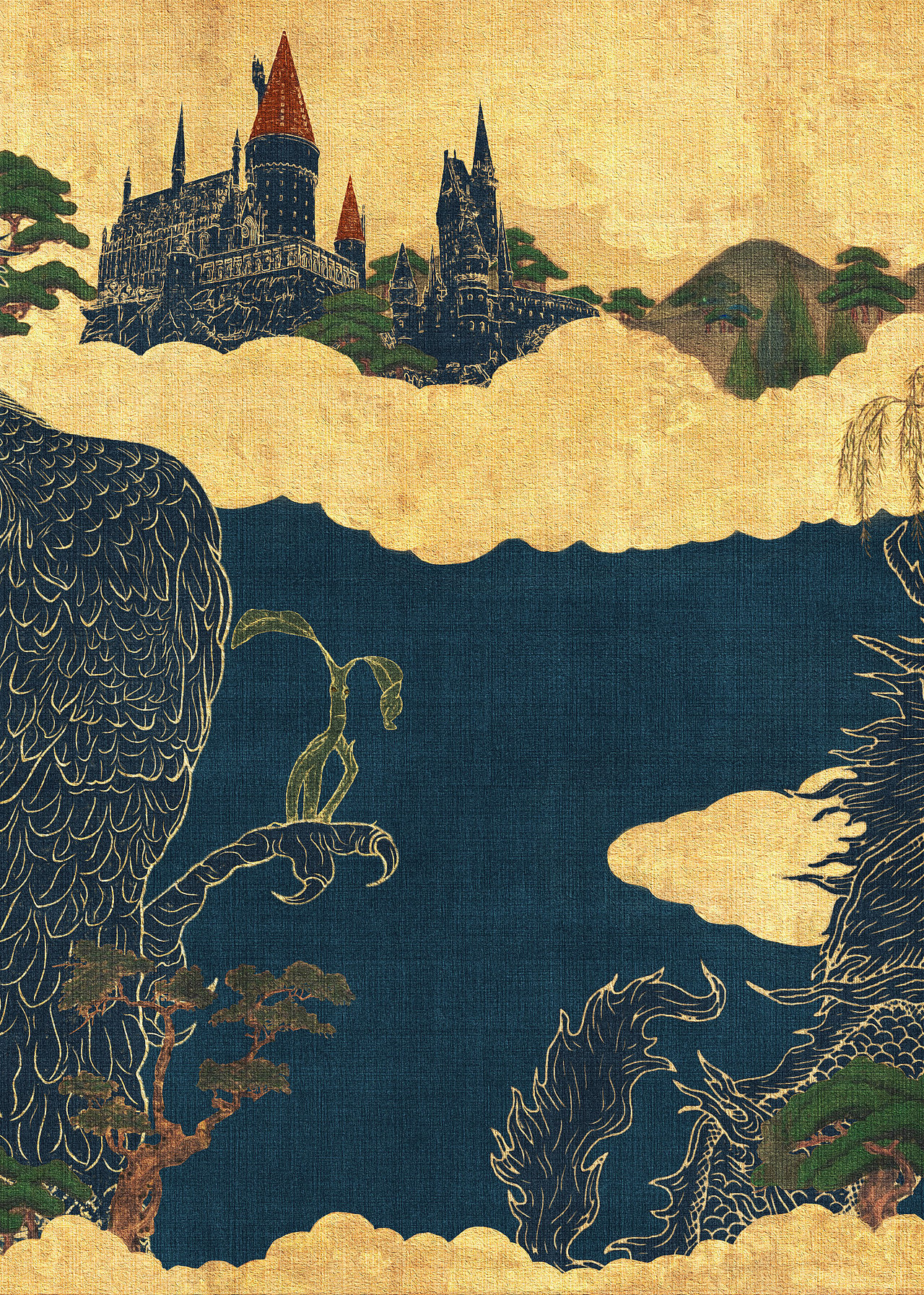 《神奇动物 邓布利多之谜》古风设计（图ZMjk2OTE1MjA0） - 海报 - 站酷设计师鹤瑀钦原创素材 - 站酷ZCOOL