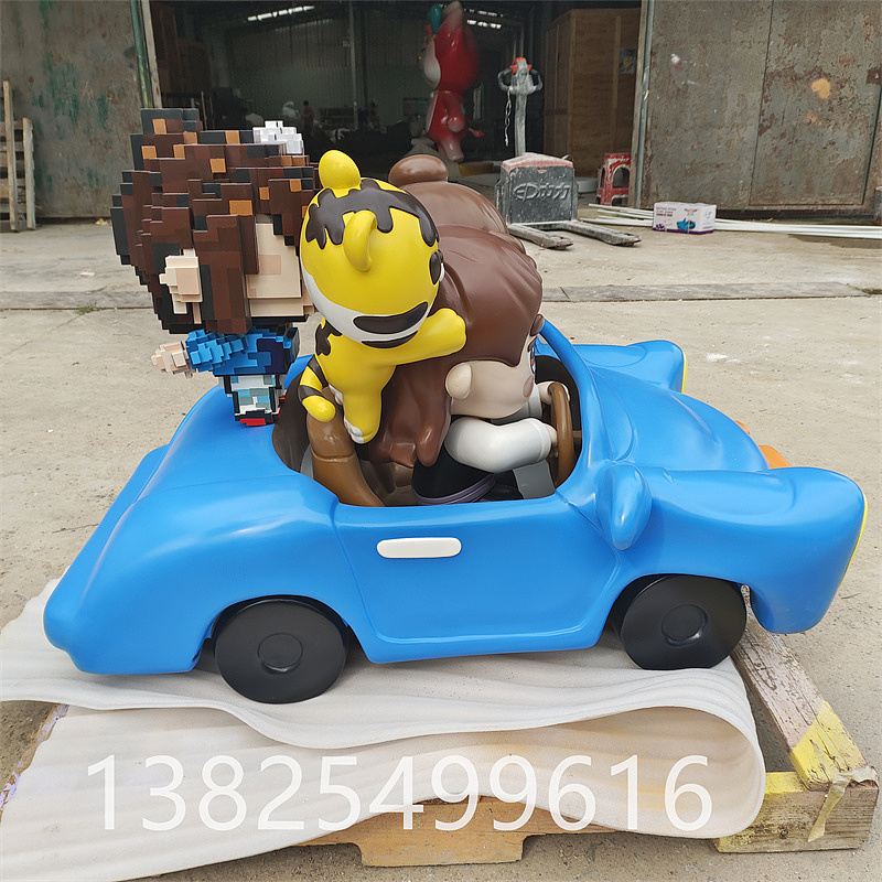 玻璃钢纤维仿真港味咖喱鱼蛋，汉堡，卡通汽车老虎雕塑（图ZMzQ0NjA4MjAw） - 工艺品设计 - 站酷设计师惠州港粤雕塑原创素材 - 站酷ZCOOL