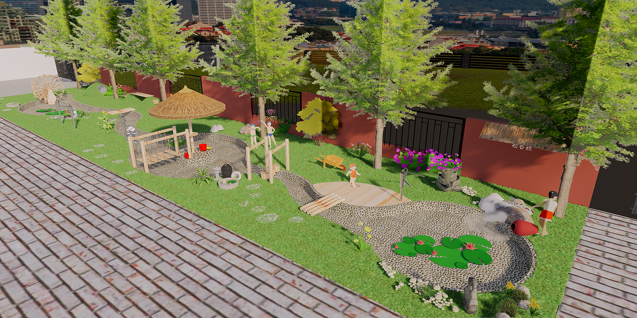 幼儿园戏水区改造