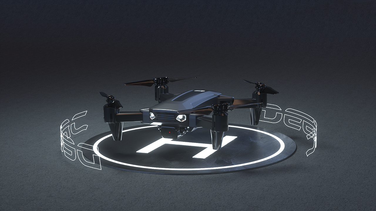 《动画》deerc无人机动画