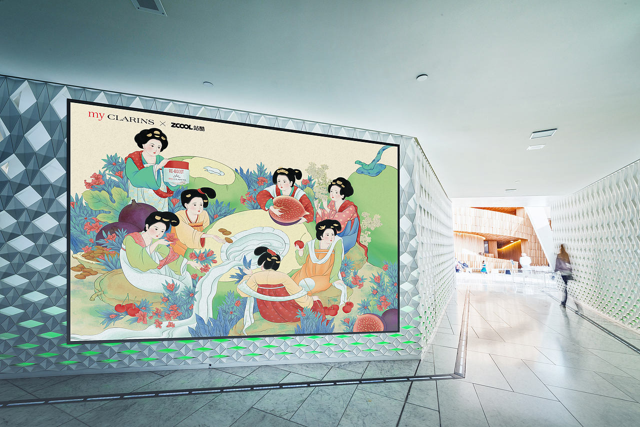 my CLARINS 寻找天然好食肌（图ZMjk3OTg2MDA0） - 海报 - 站酷设计师晓默画画原创素材 - 站酷ZCOOL