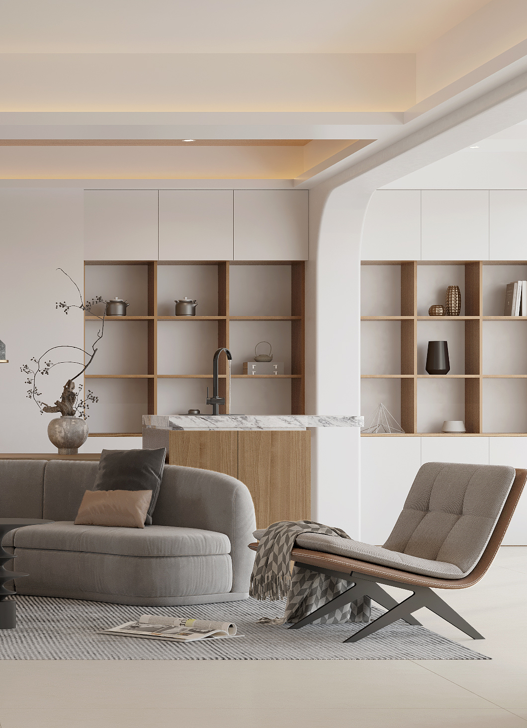 融融---法式现代（招商雍山湖）（图ZMzYxNTgwMDg4） - 家装设计 - 站酷设计师设计师天亮原创素材 - 站酷ZCOOL