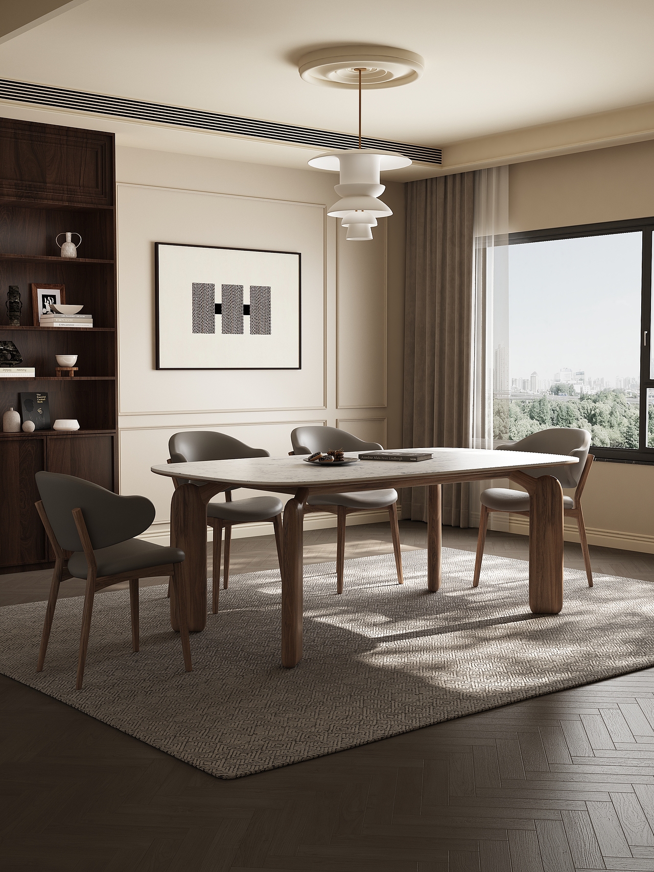 设计日常/ 一款极简餐桌建模+渲染