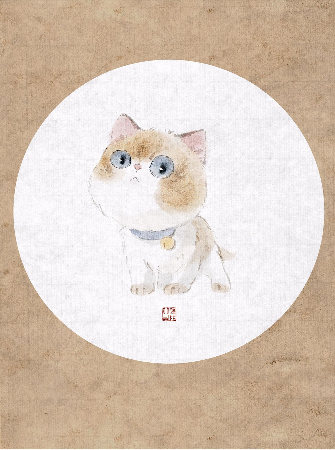 ipad仿水墨国画——花鸟鱼虫