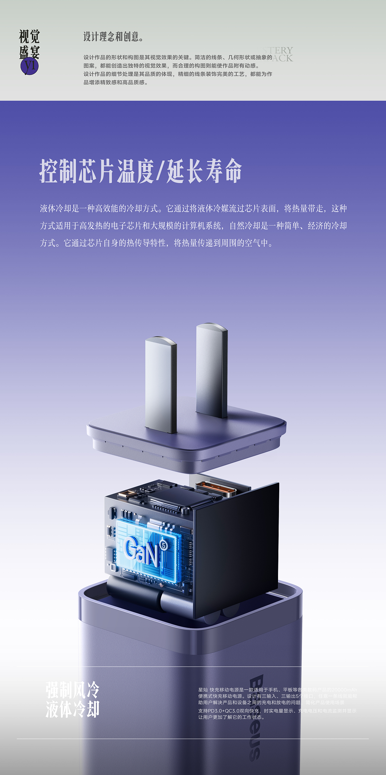 倍思 2C1A 65W 氮化镓充电器 | 芯片全套整合（图ZMzYwNTQwOTc2） - 企业官网 - 站酷设计师晋鹏课程研发基地原创素材 - 站酷ZCOOL