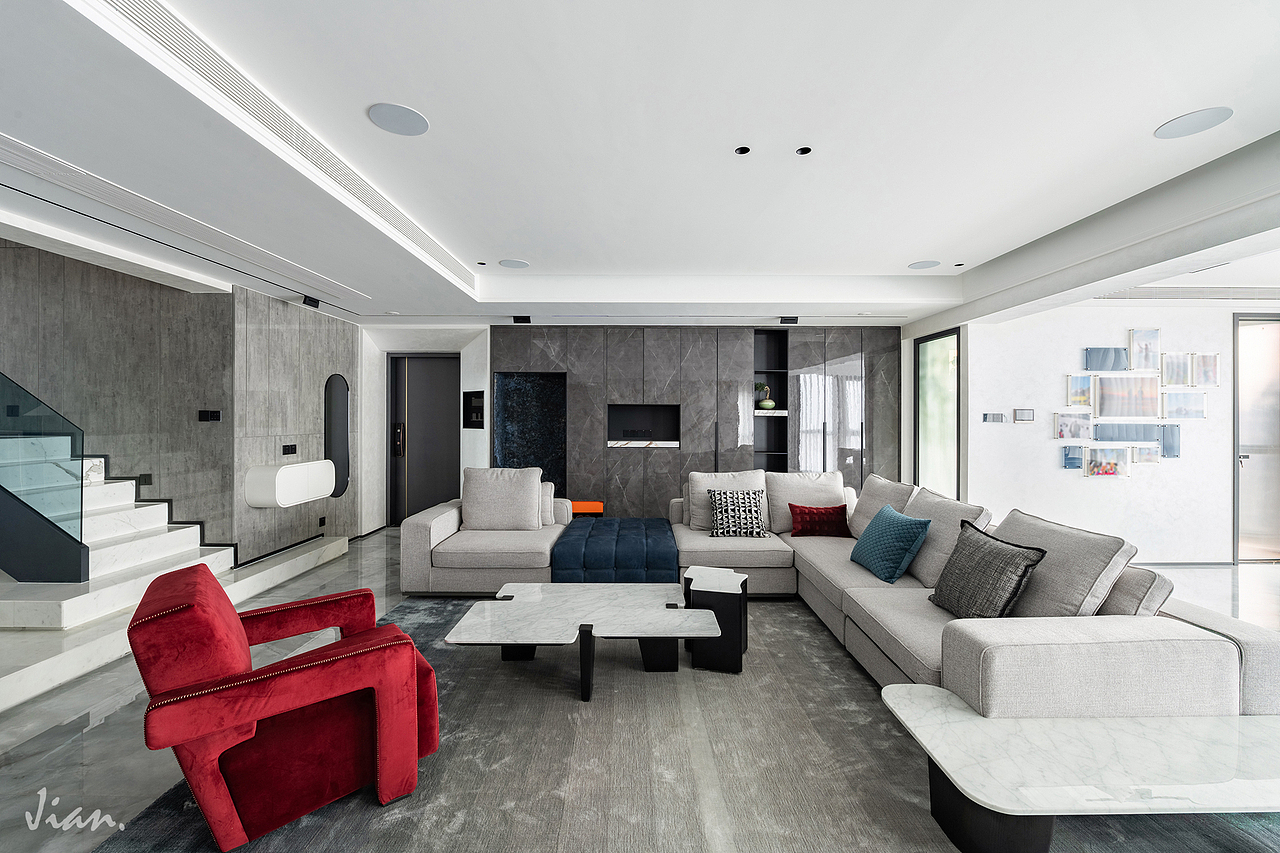 住宅空间|厦门新景·国际外滩（图ZMzAwNTY0Mzky） - 环境/建筑摄影 - 站酷设计师空间摄影师李健原创素材 - 站酷ZCOOL