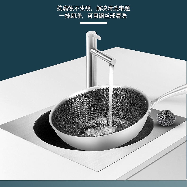 蜂窝炒锅详情页