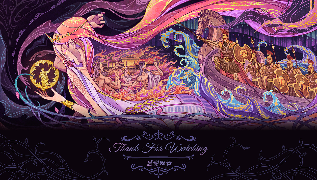 【神话系列】—特洛伊战争（图ZMzQwNjc1Mjc2） - 商业插画 - 站酷设计师Ppanda潘潘达原创素材 - 站酷ZCOOL