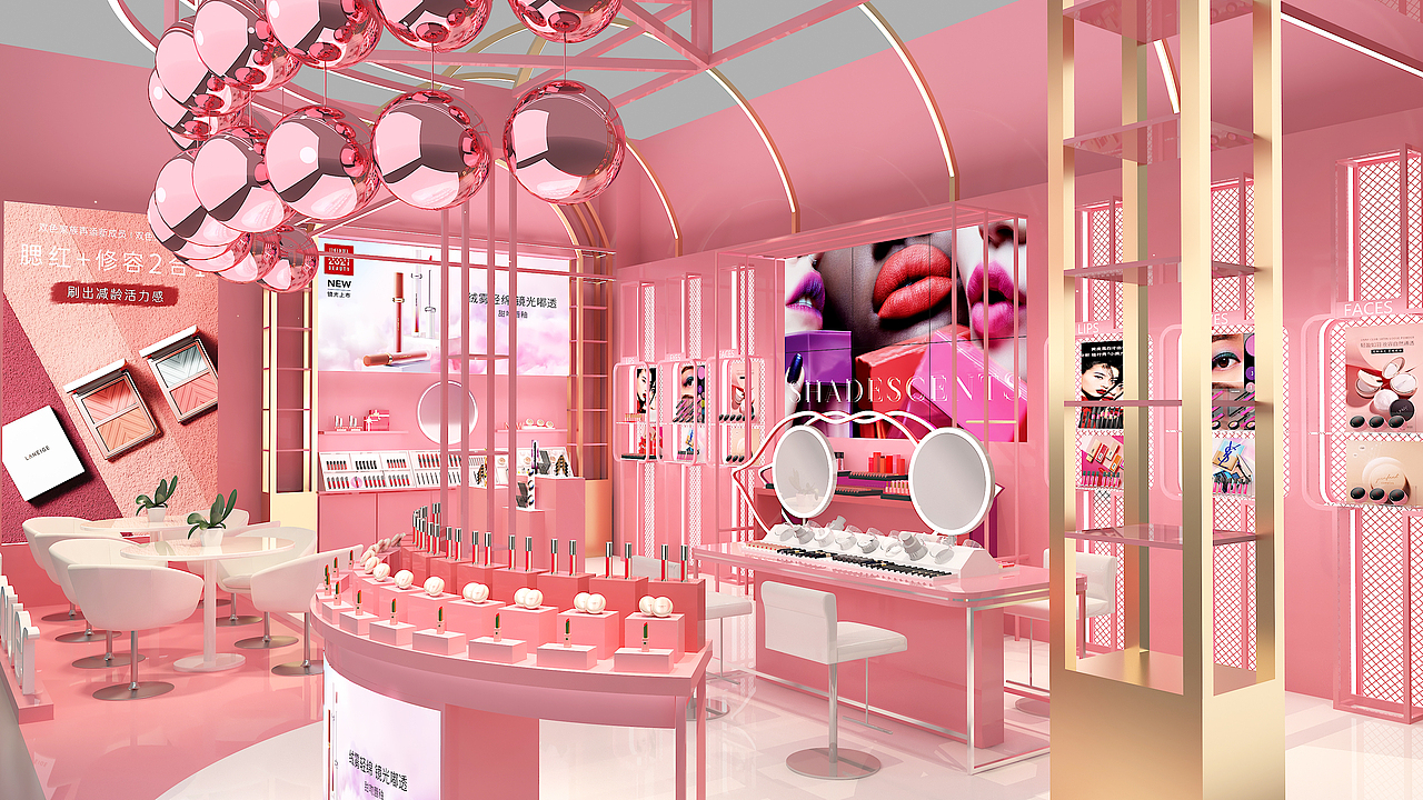 美妆空间（图ZMjk3Njc2MDQ0） - 建筑/空间 - 站酷设计师加酷设计空间原创素材 - 站酷ZCOOL