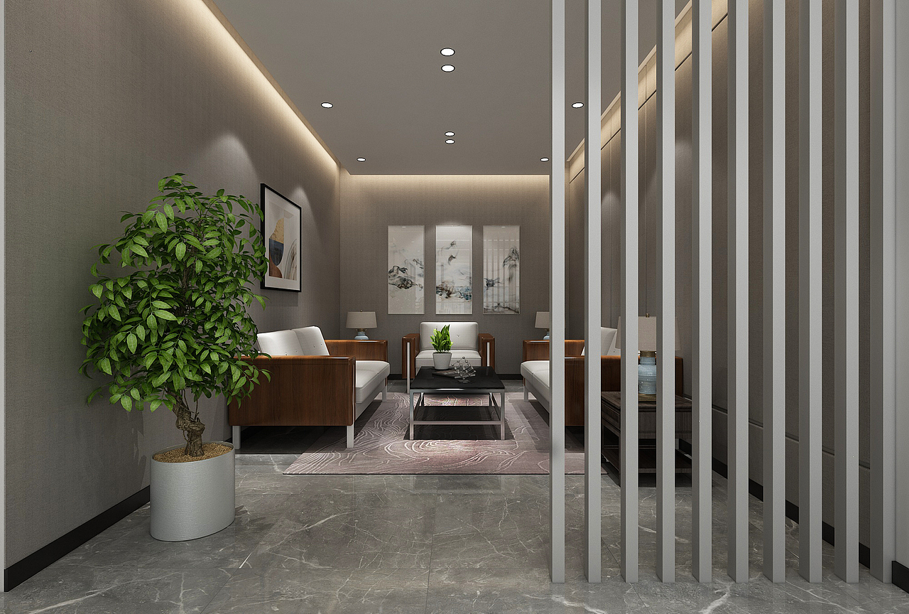 银川办公室装修设计效果图|银川装修公司